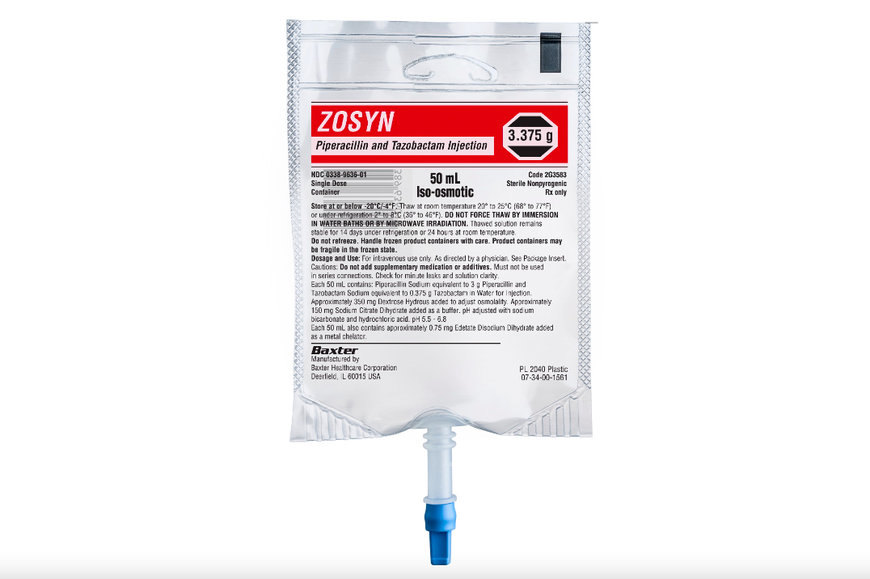 BAXTER LAUNCHES ZOSYN PREMIX IN THE US